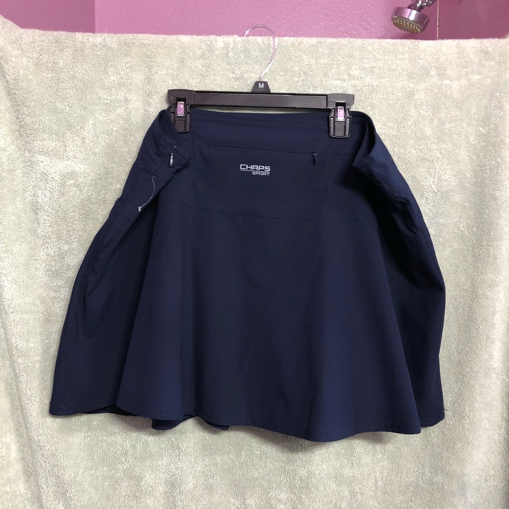 CHAPS SPORT Flared Tennis Golf Skort Skirt - Picture 4 of 5